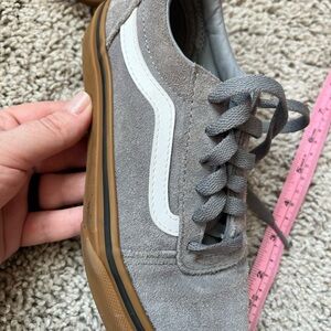 Vans Ward Gray Suede Sneakers - Kids